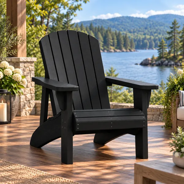 The Classic Muskoka Chair in Black