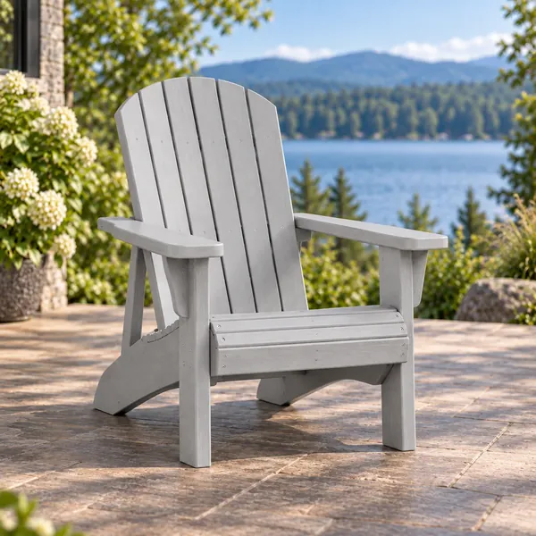 The Classic Muskoka Chair in Light Grey