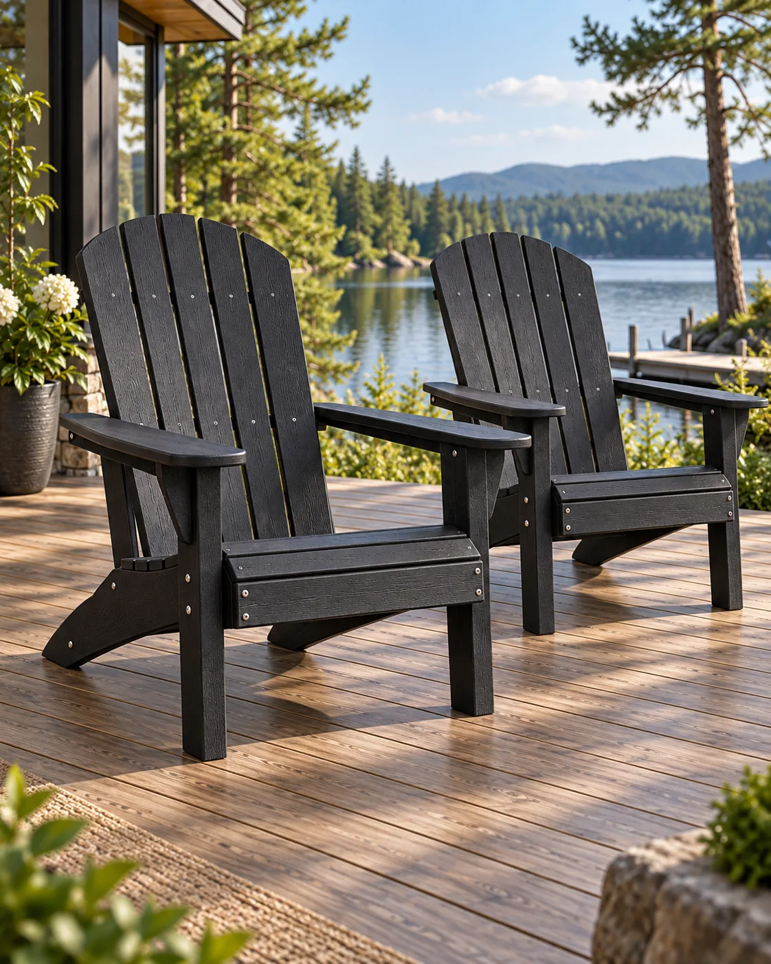 Muskoka chairs for the dock
